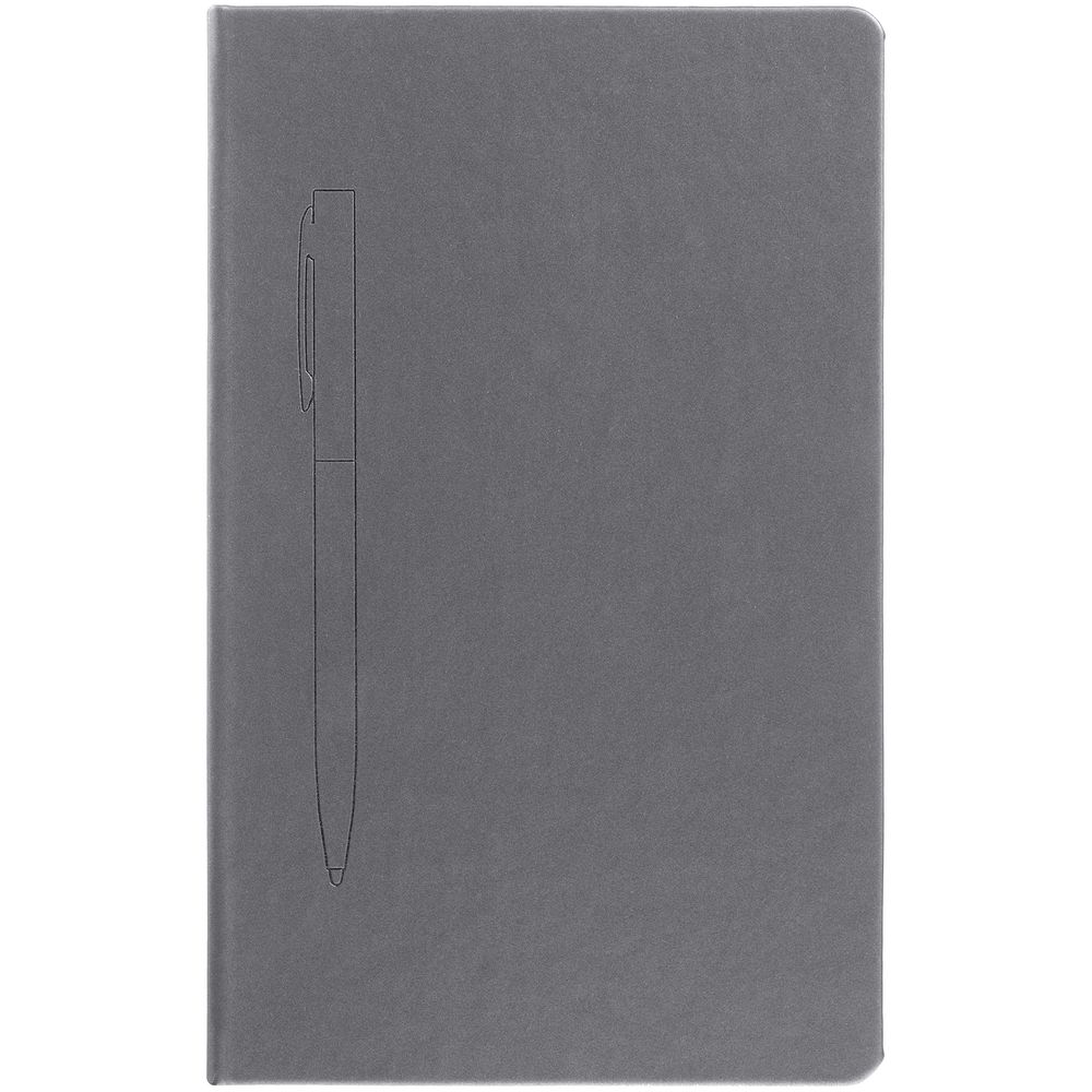 Ежедневник Magnet Shall, недатированный, серый — изображение 6