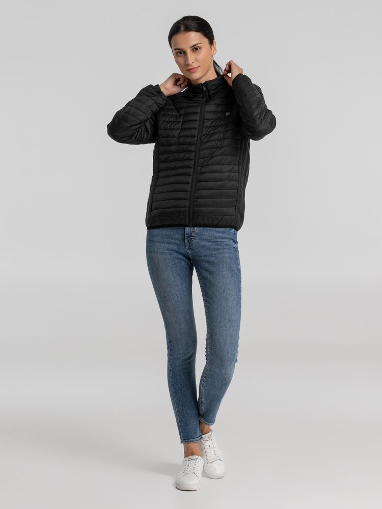 Куртка с подогревом Thermalli Meribell, черная — изображение 15