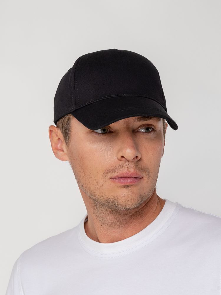 Бейсболка Convention, черная — изображение 5