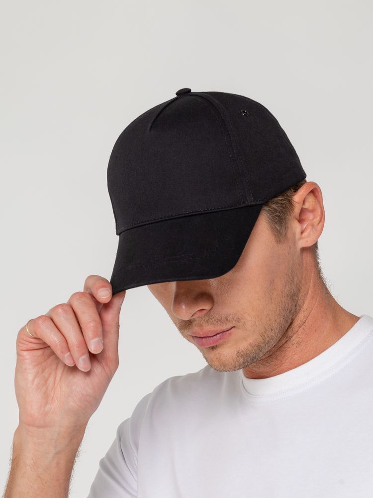 Бейсболка Convention, черная — изображение 6