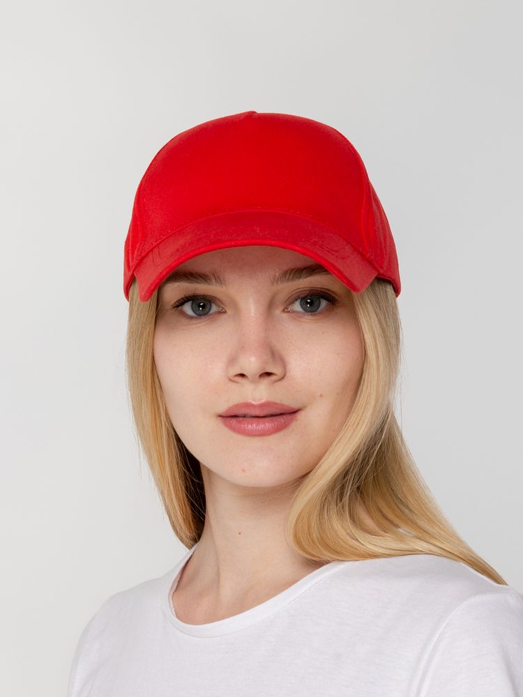 Бейсболка Convention, красная — изображение 5
