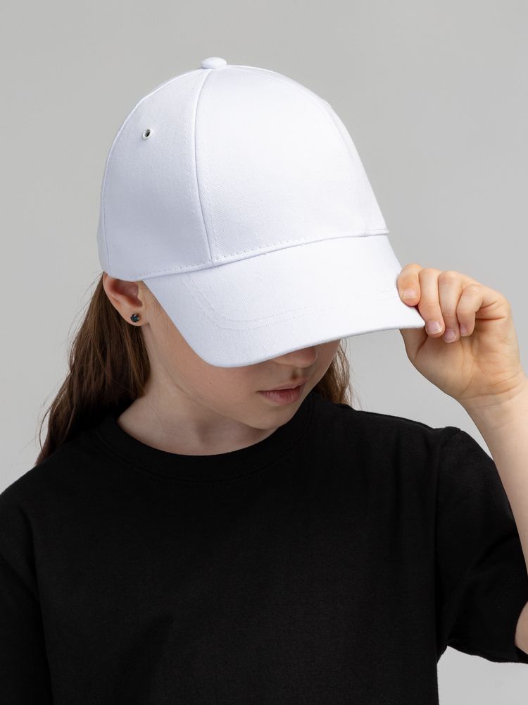 Бейсболка детская Capture Kids, белая — изображение 6