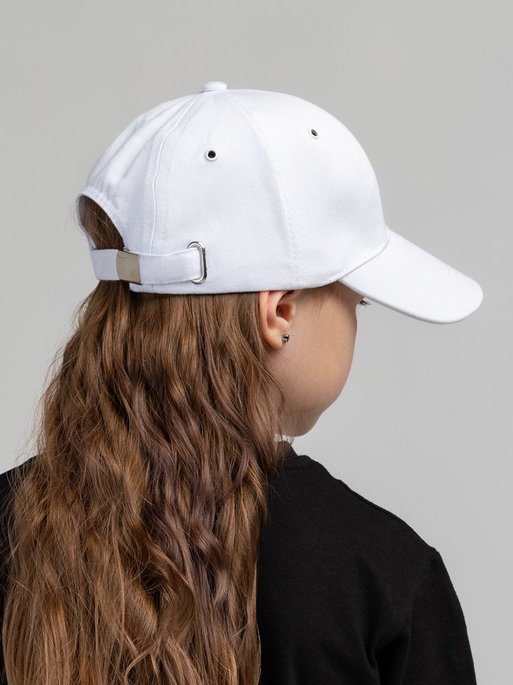 Бейсболка детская Capture Kids, белая — изображение 7