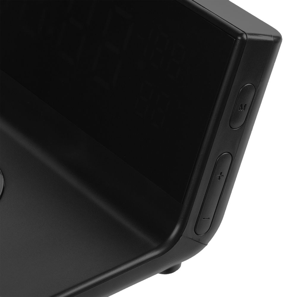 Зарядная станция с часами Electron, черная — изображение 10