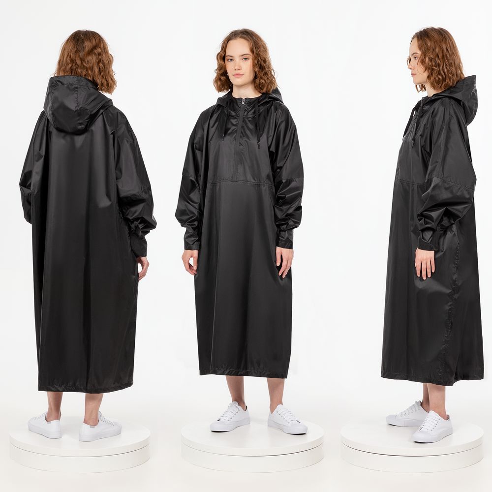 Дождевик-анорак R1, черный — изображение 5