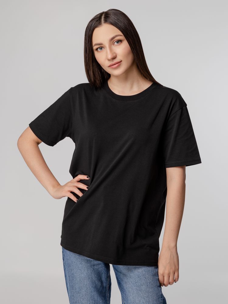 Футболка унисекс Tervu, черная — изображение 6