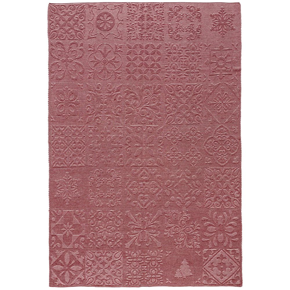 Плед Ornamental, бордовый — изображение 4