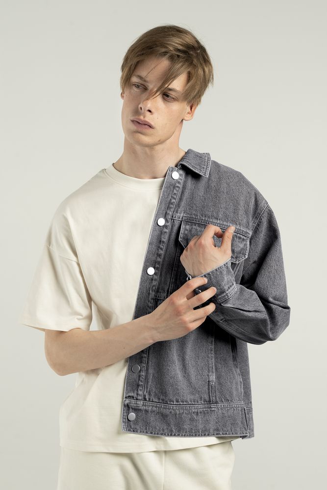 Куртка джинсовая O2, серая — изображение 10