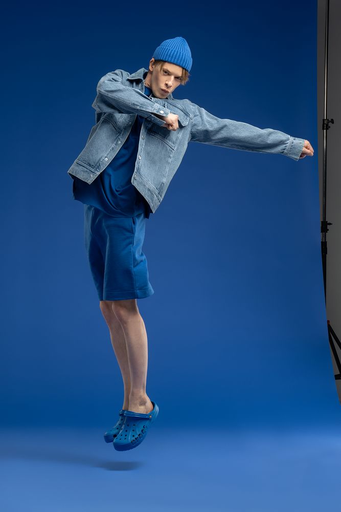 Куртка джинсовая O2, голубая — изображение 15