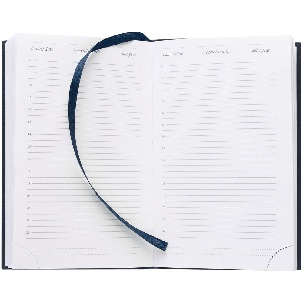 Ежедневник Lotus Mini, недатированный, синий — изображение 6