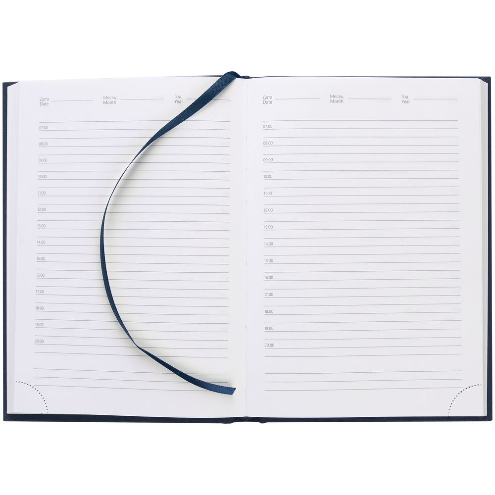 Ежедневник Lotus, недатированный, синий — изображение 7