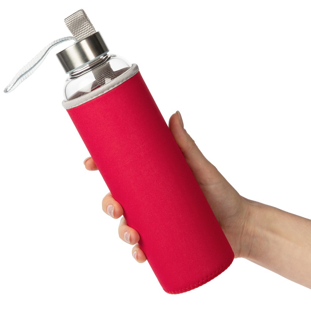 Бутылка для воды Sleeve Ace, красная — изображение 5