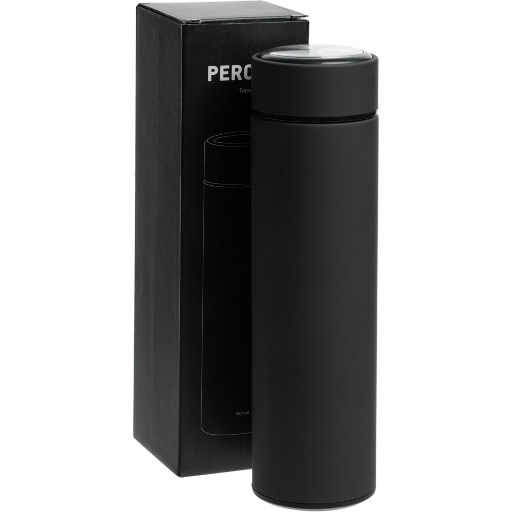 Термос с ситечком Percola, ver.2, черный — изображение 9