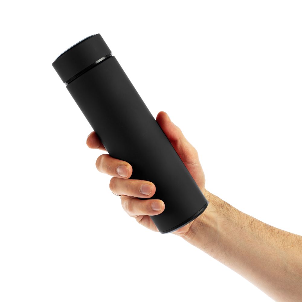 Термос с ситечком Percola, ver.2, черный — изображение 8