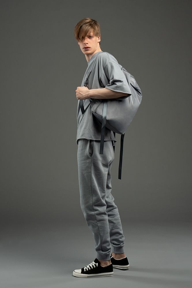 Рюкзак B1, серый — изображение 3