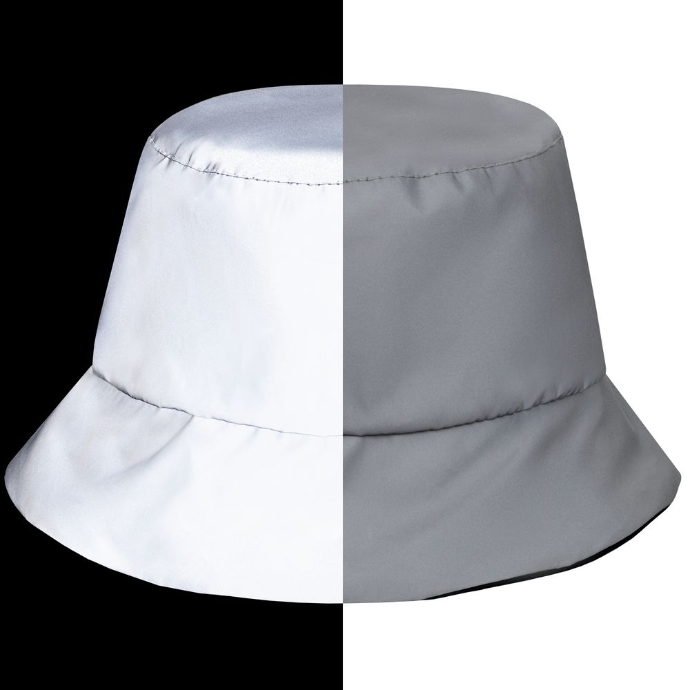 Панама Manifest из светоотражающей ткани, серая — изображение 7