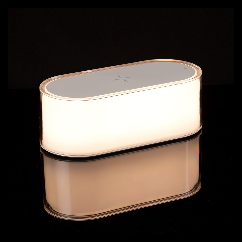 Станция беспроводной зарядки с подсветкой Laconic, белая — изображение 11