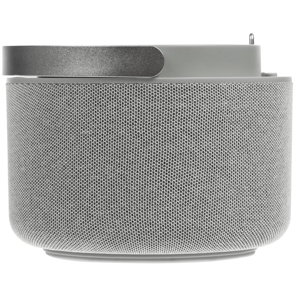 Колонка с часами и беспроводной зарядкой Veske, серая — изображение 7