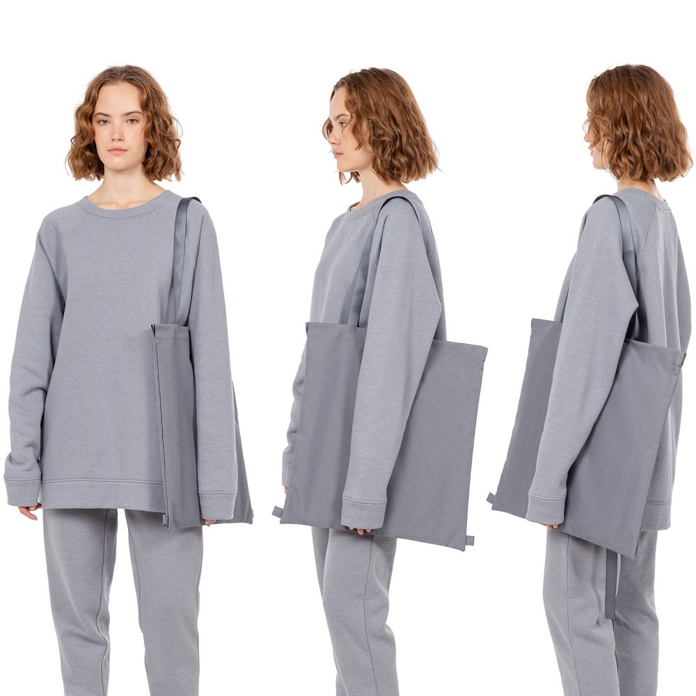 Шопер B3, серый с серыми ручками — изображение 5