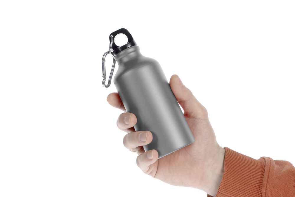 Бутылка для воды Funrun 400, серая — изображение 4
