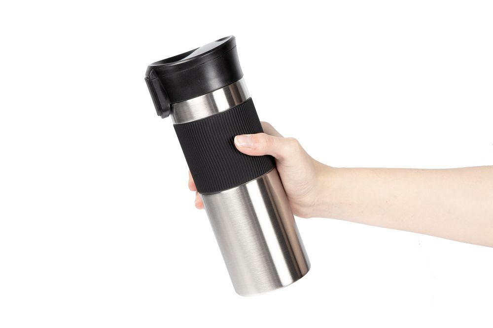 Термостакан Tralee XL, серебристый — изображение 9