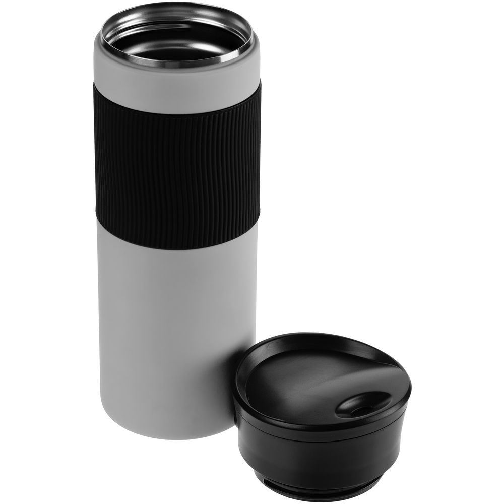 Термостакан Tralee XL, серый — изображение 5
