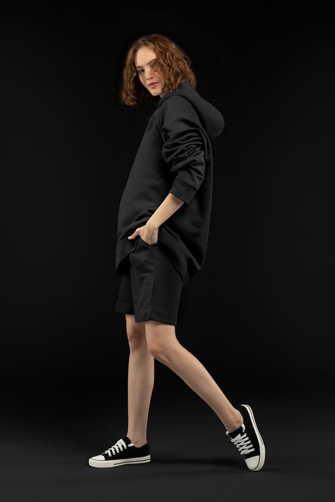 Худи унисекс H1, черное — изображение 3