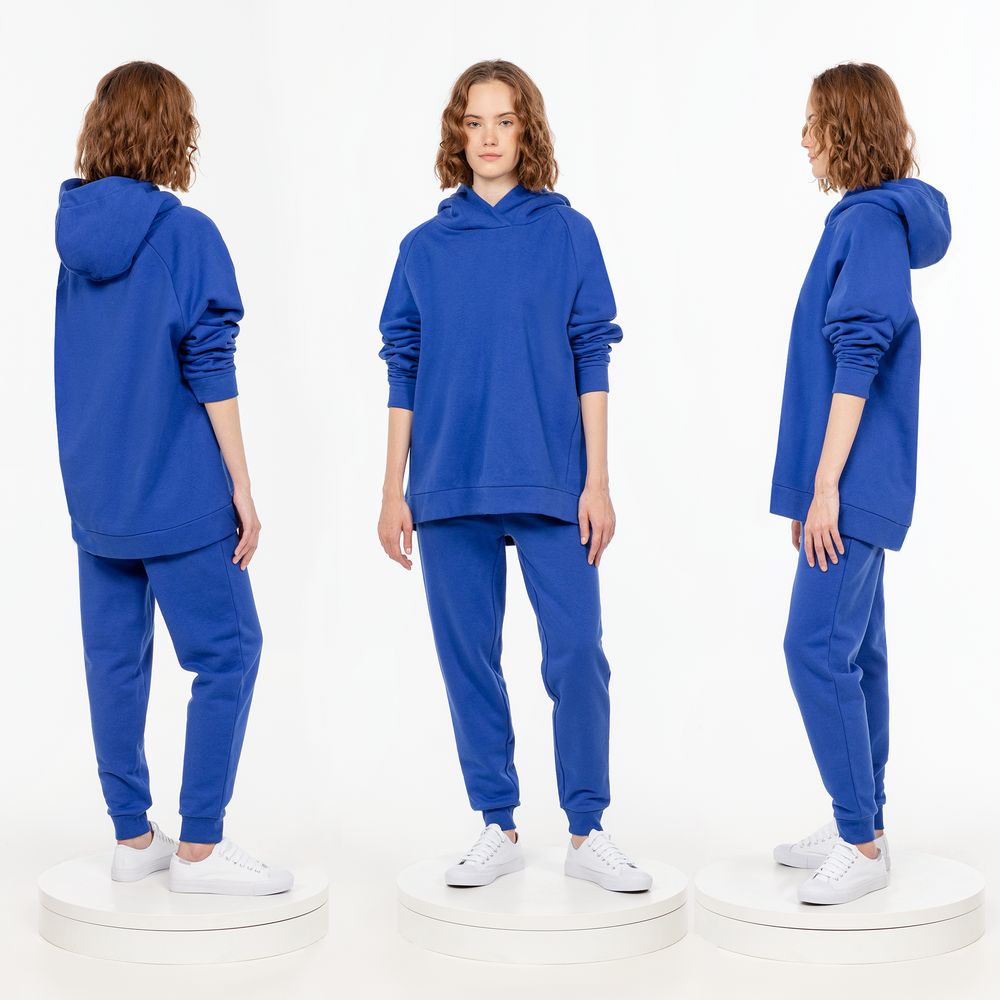 Худи унисекс H1, синее — изображение 4