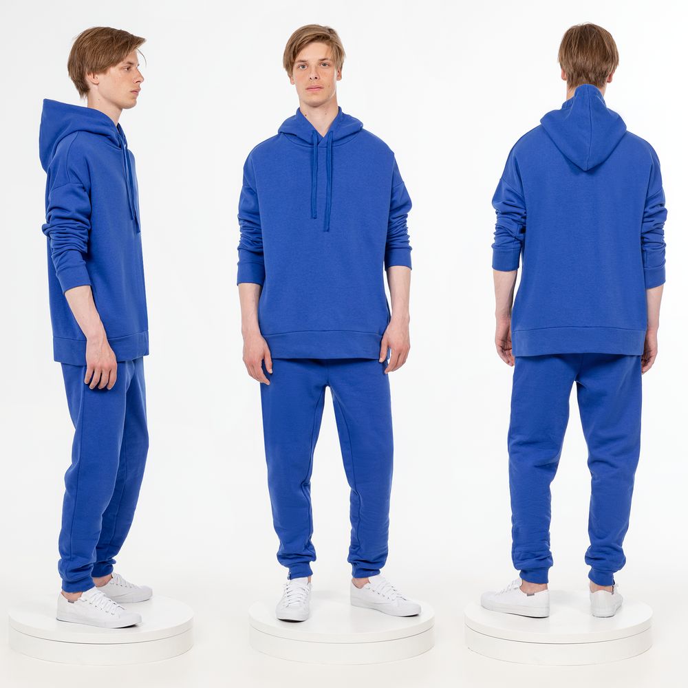 Худи унисекс H2, синее — изображение 7