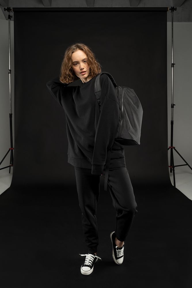 Свитшот унисекс S2, черный — изображение 3