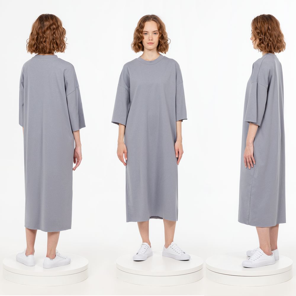 Платье D2, серое — изображение 5