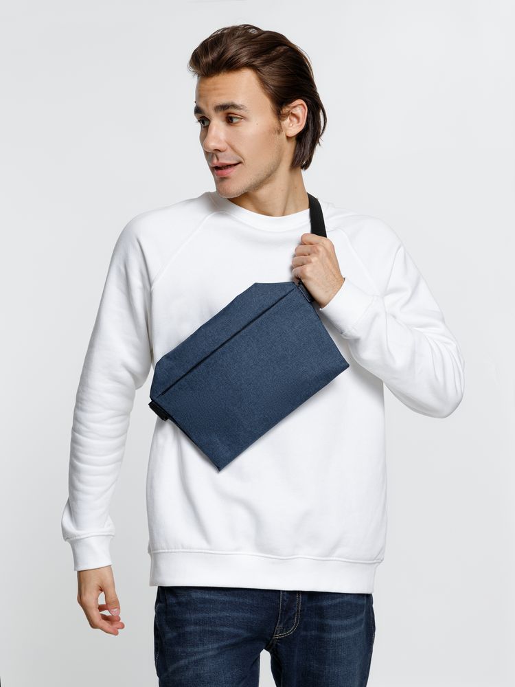 Поясная сумка Remark L, синяя — изображение 13