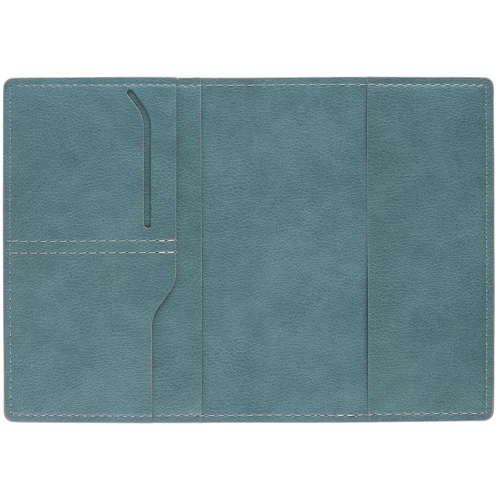 Обложка для паспорта Petrus, голубая — изображение 3