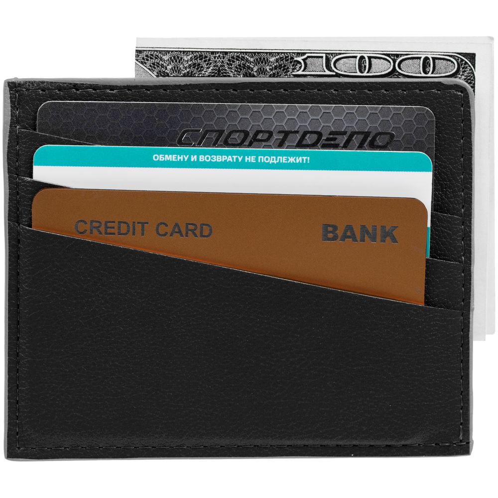 Чехол для карточек Petrus, черный — изображение 7