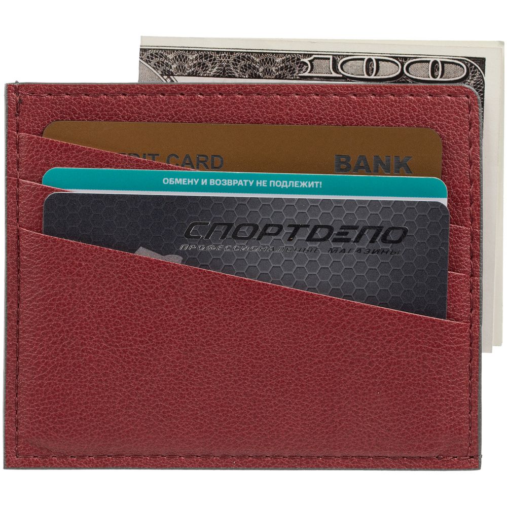 Чехол для карточек Petrus, красный — изображение 6