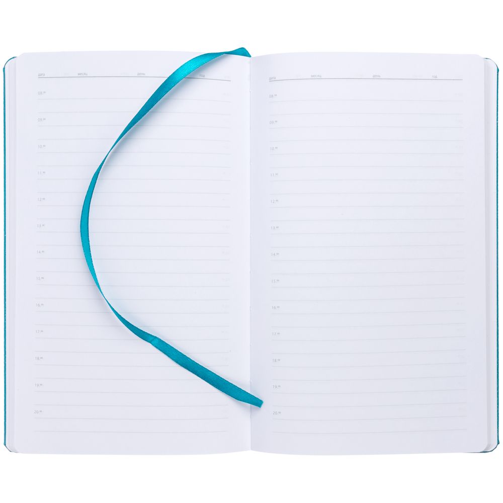 Ежедневник Nova Metal, недатированный, бирюзовый — изображение 6
