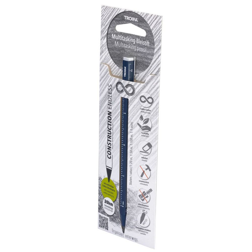 Вечный карандаш Construction Endless, темно-синий — изображение 4