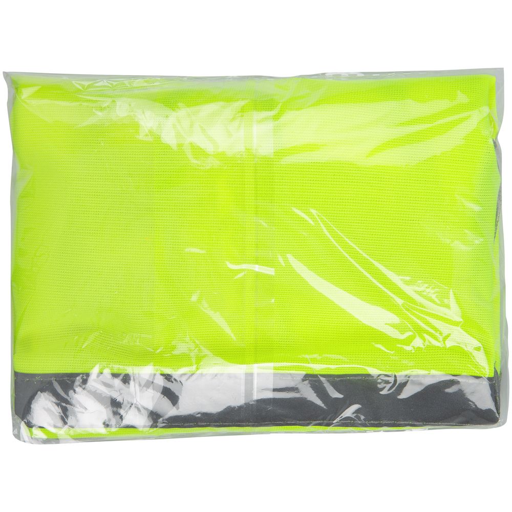 Светоотражающий жилет для бега с маячком Flash, желтый неон — изображение 7