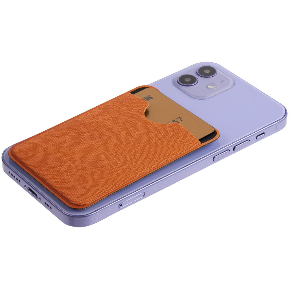 Чехол для карты на телефон Devon, оранжевый — изображение 4