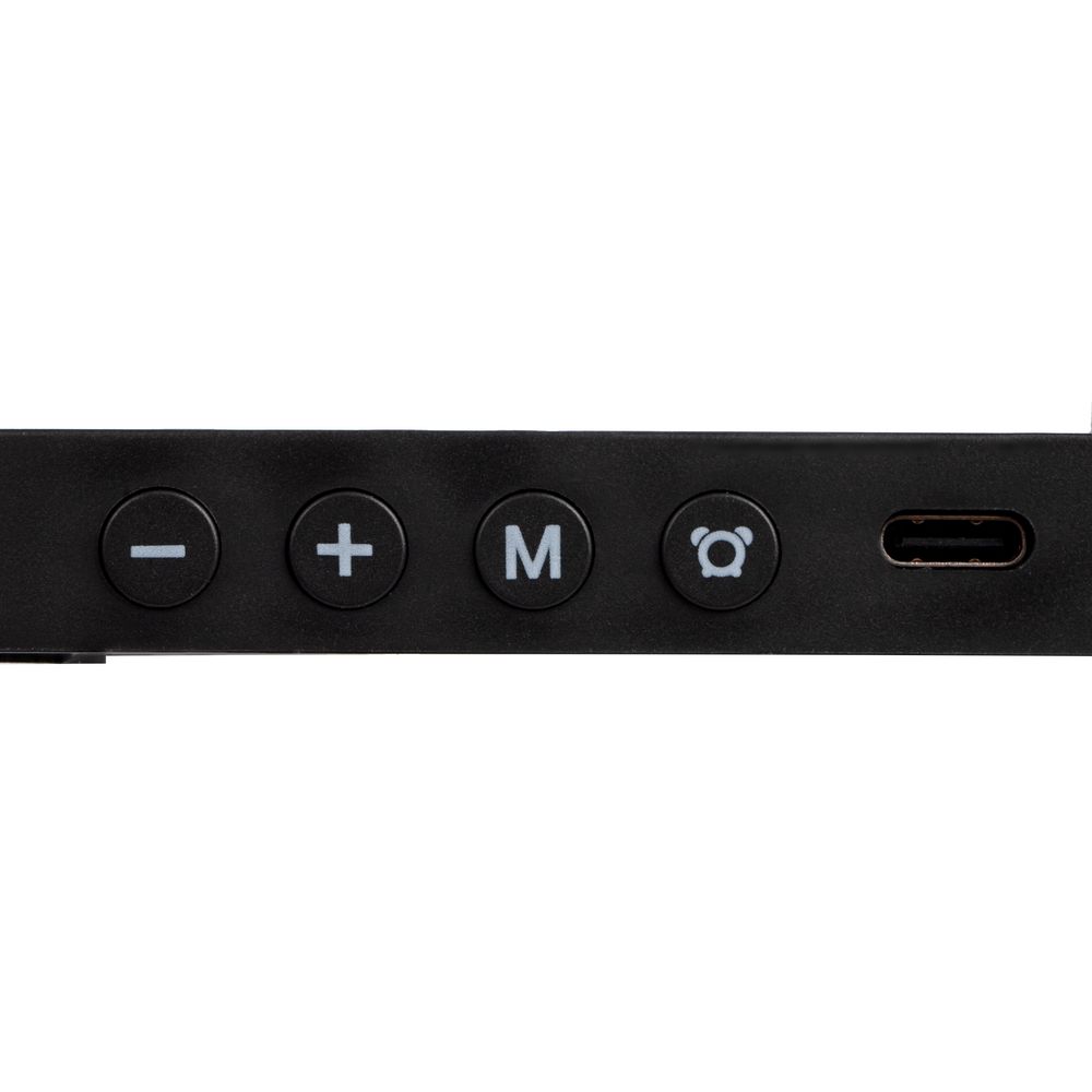 Зарядная станция с часами Clock Nest, черная — изображение 9