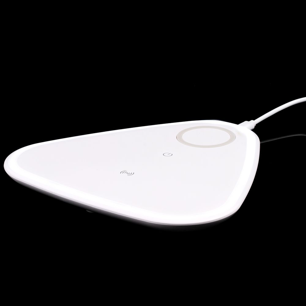 Станция беспроводной зарядки с антистрессом Countdown, белая — изображение 7