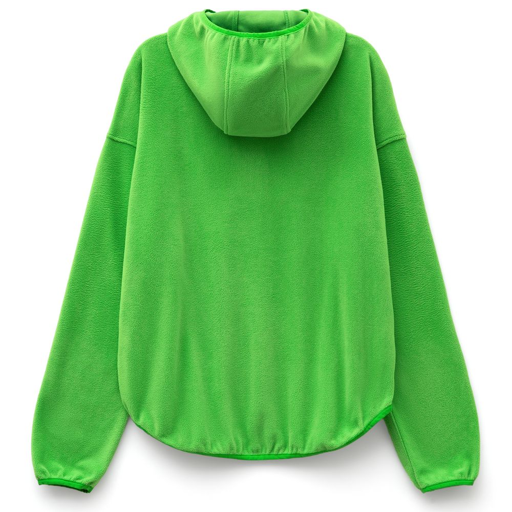 Анорак флисовый унисекс Fliska, зеленое яблоко — изображение 3