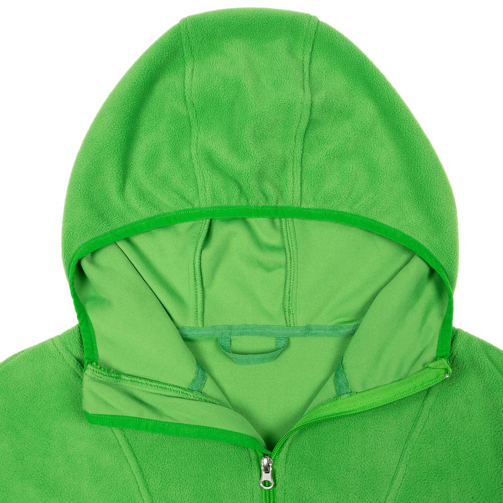 Анорак флисовый унисекс Fliska, зеленое яблоко — изображение 4