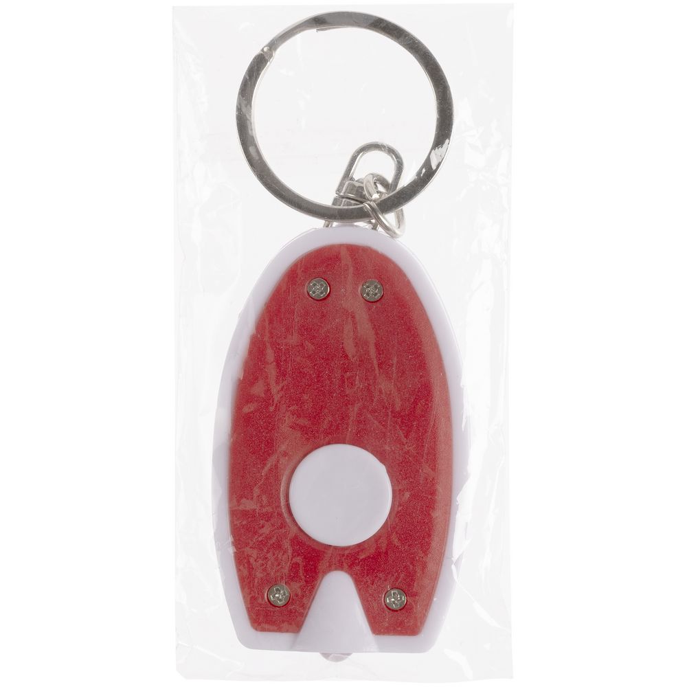 Брелок-фонарик Vivid, ver.2, красный с белым — изображение 5