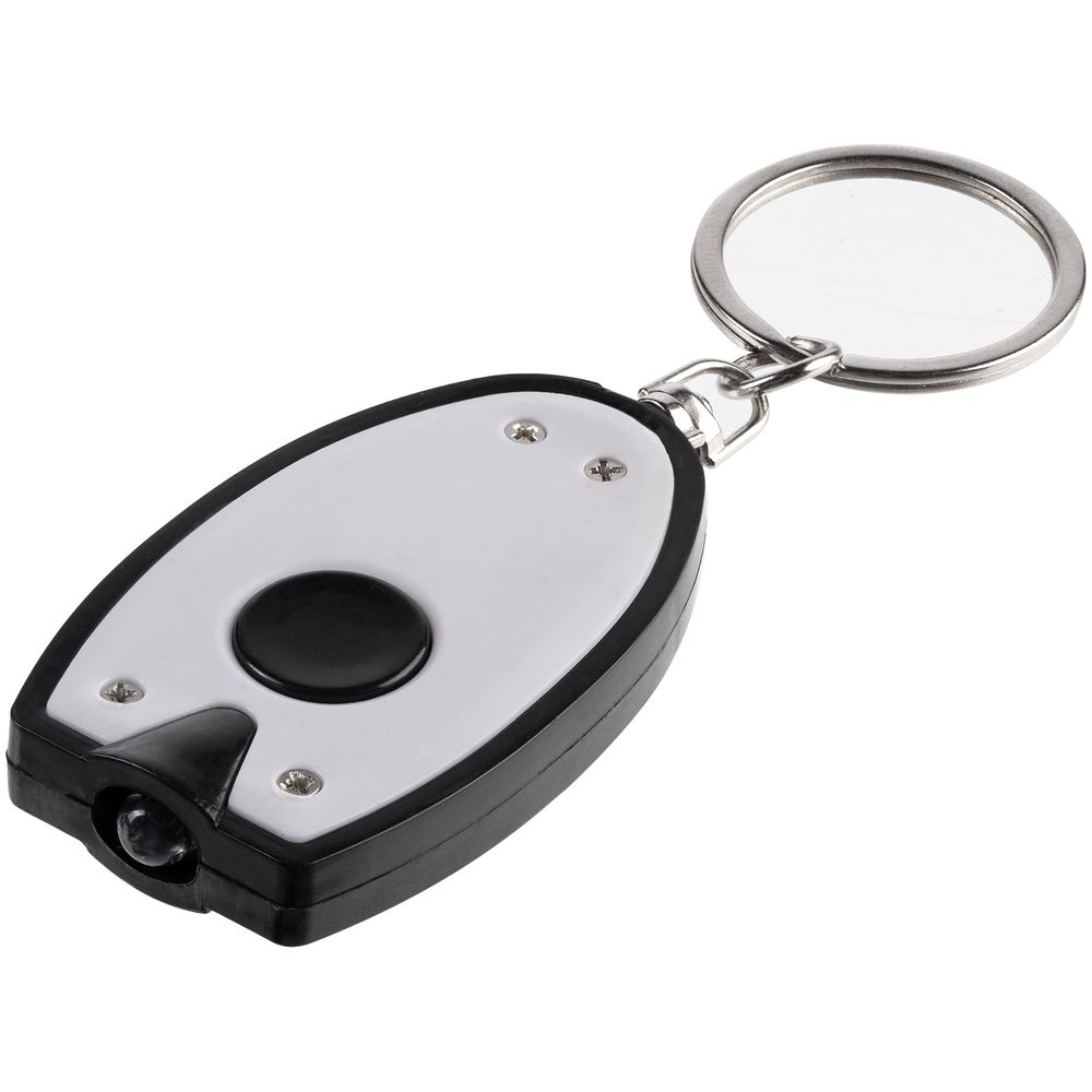 Брелок-фонарик Vivid, ver.2, белый с черным — изображение 4