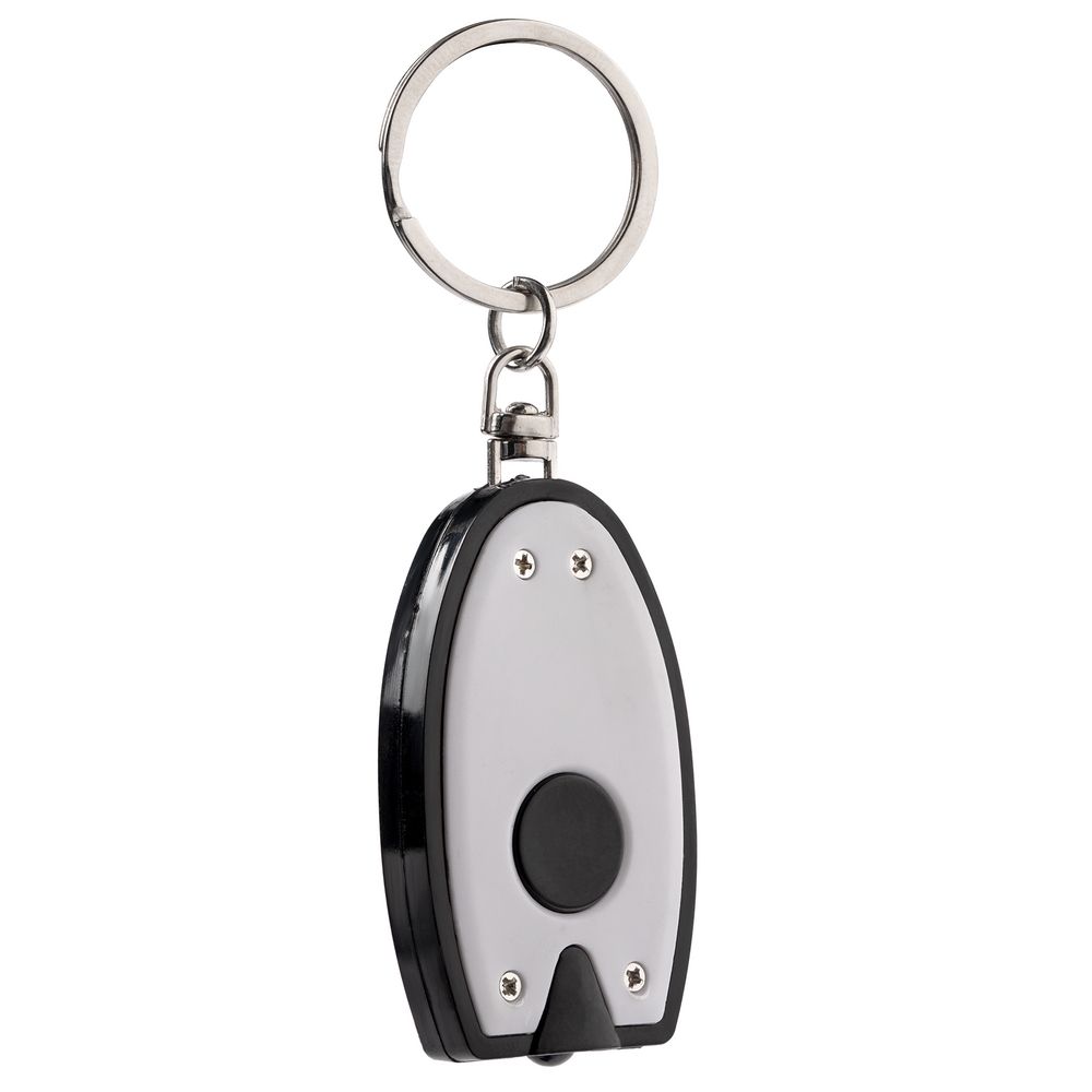 Брелок-фонарик Vivid, ver.2, белый с черным — изображение 3