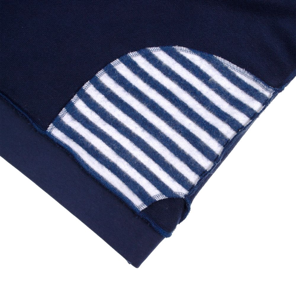 Худи унисекс оверсайз Seamark, темно-синее — изображение 8