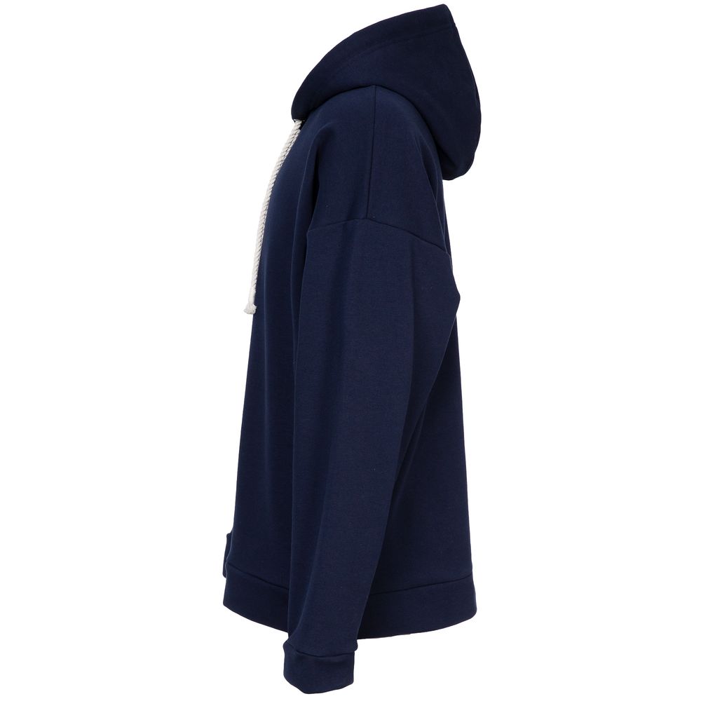 Худи унисекс оверсайз Seamark, темно-синее — изображение 5