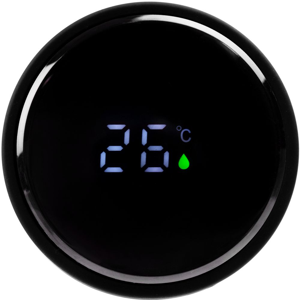 Смарт-бутылка с заменяемой батарейкой Long Therm Soft Touch, черная — изображение 7