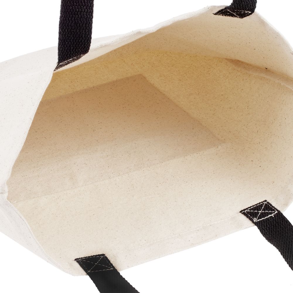 Сумка для покупок Stroll, неокрашенная с черным — изображение 7